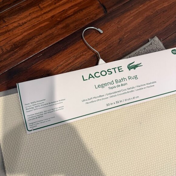 Lacoste Legend Bath Rug 20x32 - Picture 4 of 4